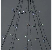 Nedis WIFILXT01C180 - LED RGB Vianočný záves 240xLED/11 funkcií 8m IP65 Wi-Fi Tuya