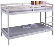 Inter Link Detská poschodová posteľ Small Cloud/Sleepy Cloud, biely lak (poschodová posteľ s rebríkom, 90 X 200 CM) (100374709)