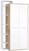 Šatníková skriňa L2D Rio-22 sonoma svetlý/biely