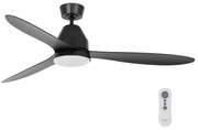 Lucci air 213044 - Stropný ventilátor WHITEHAVEN 1xGX53/18W/230V čierna + DO FAN00236