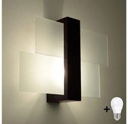 Brilagi -  LED Nástenné svietidlo HERA 1xE27/7,5W/230V wenge BG0547