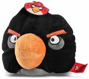 Dekoratívny vankúš Angry Birds čierny