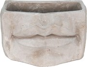 Usmievavý cementový kvetináč Mouth - 21*13*14 cm