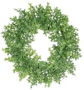 Umelý veniec Buxus zelená, pr. 16 cm