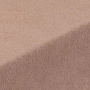 Napínacia plachta na posteľ froté EXCLUSIVE orechová 160 x 200 cm