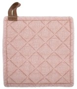 Ružová bavlnená kuchynská chňapka Tiseco Home Studio, 20 x 20 cm