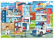 Detské puzzle Nemocnica 172 dielikov Aga4Kids MR1466