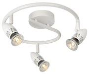 Lucide 13955/14/31 - LED bodové svietidlo CARO-LED 3xGU10/5W/230V biele LC1182