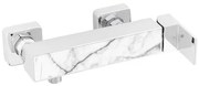 Sprchová batéria SIKO Elements bez sprchového setu 150 mm dekor biely mramor SIKOBSEL268DMB