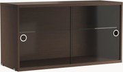 Vitrína's posuvnými sklenenými dverami String System, Š 78 x H 30 cm