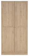 Šatníková skriňa v dekore duba v prírodnej farbe 99x200x62 cm Billund – Tvilum