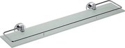 Bemeta Design OMEGA: Polička, 600 mm, s výklopnou hrazdou, sklo - 104102212