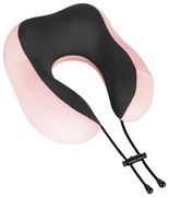 Rebel RBA-5003 Cestovný vankúš s pamäťovou penou, ružový