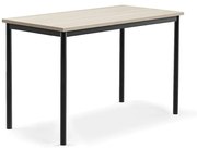 Stôl SONITUS PLUS, 1200x600x760 mm, akustický HPL - jaseň, antracit