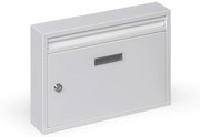 Poštová schránka, vhodná pre zostavy, 240 x 320 x 60 mm, biela