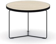 Okrúhly konferenčný stôl TENDER, priemer 50 cm, dub prírodný