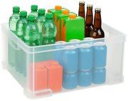 CURVER Úložný box, rovná plastová bednička, stohovateľný AURORA - 53 x 43 x 27cm (51L)