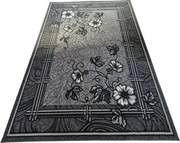 HU Sivý klasický koberec Shiraz Bcf Maky-sivé Rozmer: 50x80 cm