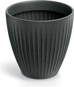 Kvetináč LATIE GRAND MID granitovo čierny