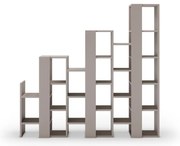 Sivobéžový regál 158x151 cm Anissa – Marckeric