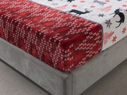 XPOSE® Mikroplyšová plachta LYANA Exclusive - červená 180x200 cm