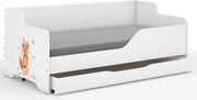 Wooden Toys Detská posteľ LILU 160x80 LISEK – bočnice
