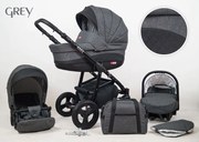 Kombinovaný kočík Raf-pol AXEL - Grey (2-kombinácia)