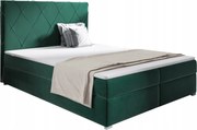 Kontinentálna posteľ Dva kontajnery matrac Pocket Marcos 180x200 Zelená
