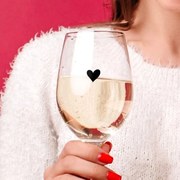 Ahome Číry pohár na víno Srdce