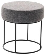 Taburet RELO, priemer 40 cm, antracit