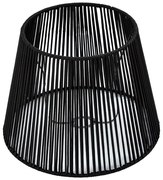 Vonkajšie tienidlo s čiernym lanom IP54 40/28/30 - Jayla