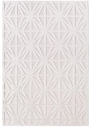 Koberec Doha 3D škandinávsky, krémový