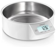 Sencor - Digitálna kuchynská váha 2xAAA biela/chróm