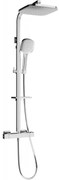 Mexen - CQ33 sprchový set s termostatickou batériou cube, chrómová 772503395-00