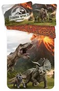Jerry Fabrics Detské balvnené obliečky Jurský svet, 140 x 200 cm, 70 x 90 cm