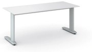Kancelársky písací stôl PRIMO FLEXIBLE 1800 x 800 mm, biela