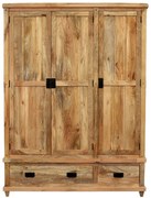 furniture-nabytek.cz - Šatníková skriňa 150 z masívneho dreva mango 150x60x200