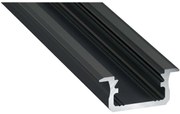 Led-Labs LED profil LUMINES typ B čierny elox 1m