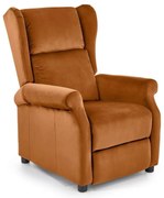 Polohovacie kreslo RELAXA hnedé