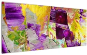 Obraz abstrakcie - maľba (120x50 cm)