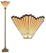 Vysoká stojacia Tiffany lampa vitráž  Ø37*183 DECO FAN