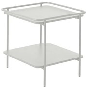 Dizajnový odkladací stolík Harinder 45 cm sivý