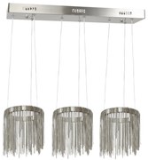 Závesné LED svietidlo Cascata, 1x LED 54w, 3000k, ch