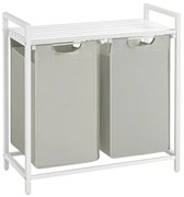 Kôš na prádlo REX biely