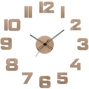 Drevené nalepovacie hodiny PRIM Veneer E07P.4258.51 (60 cm) - Svetlé drevo