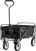 CH Čierny skladací záhradný vozík Loca