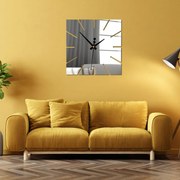 Nástenné hodiny minimalistický štvorcový dizajn | SENTOP X0099