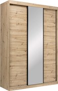 XXXLutz SKRIŇA S POSUVNÝMI DVERAMI, dub artisan, 150/215/59,5 cm P & B - Skrine - 000885001503