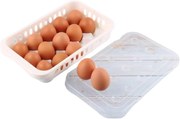 Box na vajíčka, obal na 15 ks vajec, biely WAPPA