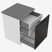 Kuchynská skrinka spodná 60 cm šuflíky vnútorné  TOR SDSZW60/0/WT/HK/B/B1/PP